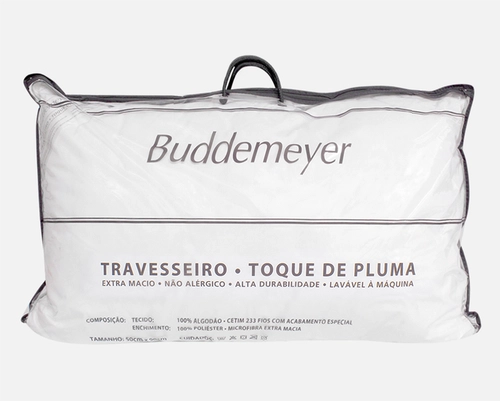 Travesseiro Buddemeyer Toque de Pluma 0.50x0.90m