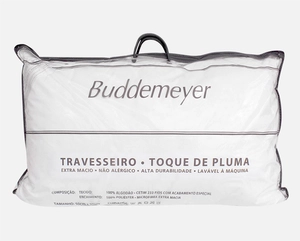 Travesseiro Buddemeyer Toque de Pluma 0.50x0.90m