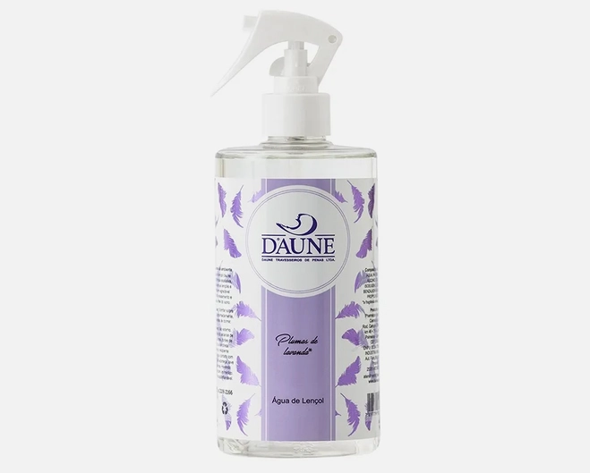 Água de Lençol Aromatizada Daune 500ml - Plumas de Lavanda