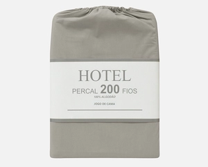 Jogo de Cama Zelo Hotel Casal -  Percal 200 Fios