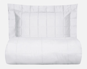 Colcha Matelassê Satinée Square King com 2 Porta Travesseiros - Percal 300 Fios Acetinado - Casa K
