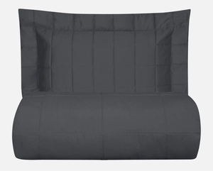 Colcha Matelassê Satinée Square Casal com 2 Porta Travesseiros - Percal 300 Fios Acetinado - Casa K