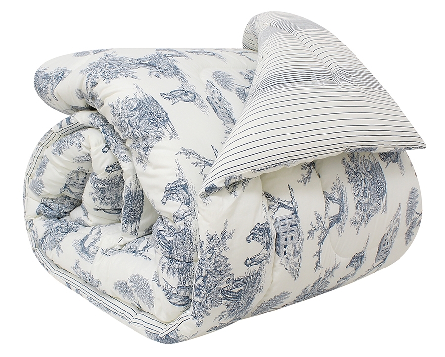 Kit Zelo Classic 5 Peças Edredom + Jogo de Cama Queen Village Zelo