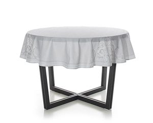 Toalha de Mesa Buddemeyer Impermeável Landon - Redonda - 1.80m