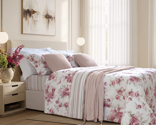 Jogo de Cama Zelo Classic Casal - Percal 180 Fios
