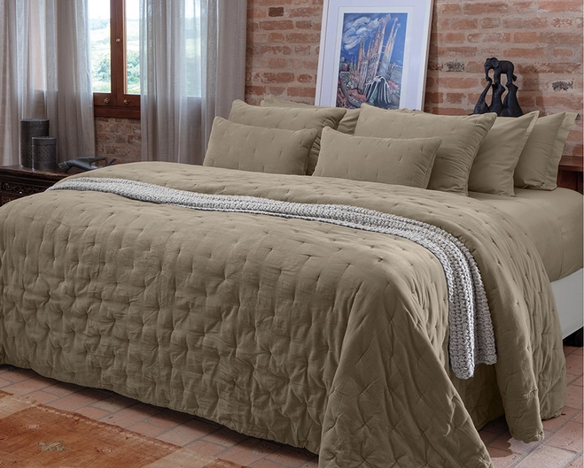 Colcha Jacquard Ópera Queen com 2 Fronhas - 300 Fios - Altenburg Haus