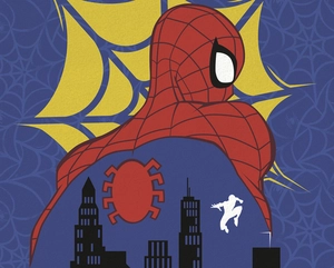 Toalha de Banho Lepper Aveludada Spider Man - Gramatura: 280g/m²