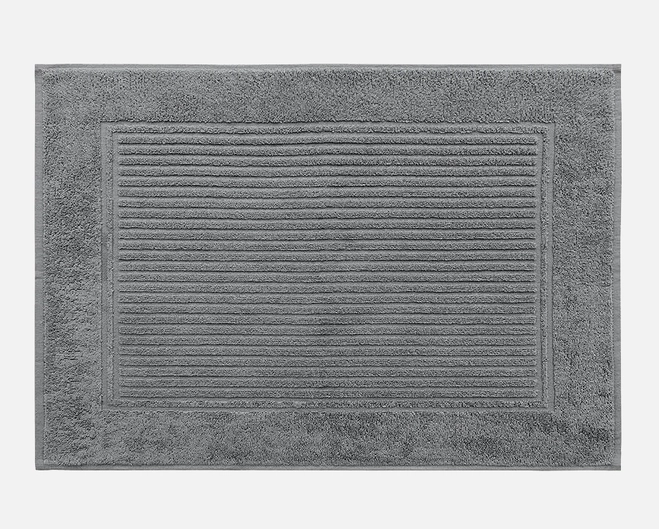 Piso Buddemeyer Felpudo - 100% Algodão - Gramatura: 500g/m² - Ref. 1814 Cinza