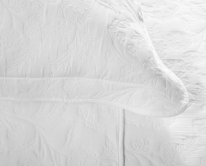 Colcha Matelassê Buddemeyer Hanna Jacquard King com 2 Porta Travesseiros