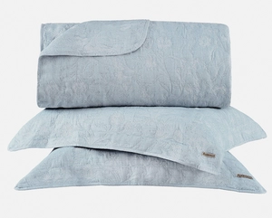 Colcha Matelassê Buddemeyer Hanna Jacquard Queen com 2 Porta Travesseiros