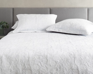 Colcha Matelassê Buddemeyer Hanna Jacquard Queen com 2 Porta Travesseiros