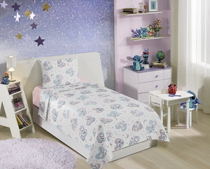 Jogo de Cama Lepper Kids Stitch - 100% Algodão - 150 Fios