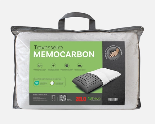 Travesseiro Theva Memocarbon 0.50x0.70m