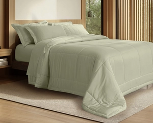 Jogo de Cama Bambu Casal - 300 Fios - 100% Bambu - Tellaio