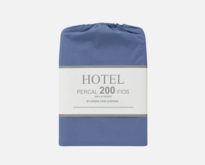 Lençol Zelo Hotel com Elástico Casal -  Percal 200 Fios