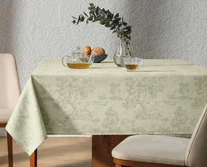 Toalha de Mesa Karsten Sempre Limpa Jacquard Grazia - Retangular - 1.60x2.20m