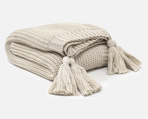 Manta Tricot Tassel - Zelo Select