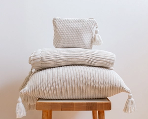 Manta Tricot Tassel - Zelo Select