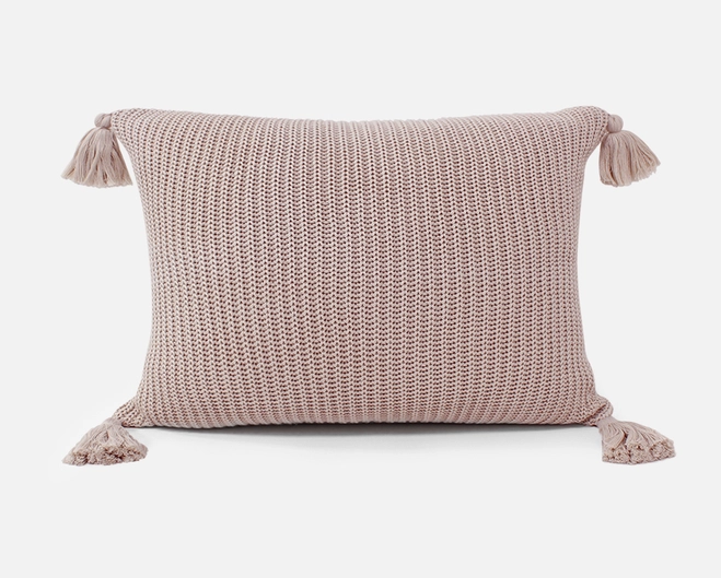 Almofada Zelo Select Tassel Tricô 0.30x0.50m - Nude