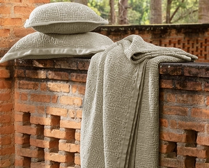 Colcha Portuguesa Linen Favo King com 2 Porta Travesseiros - Naturalle Fashion