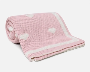 Manta Tricot Chenille Coração - Zelo Select