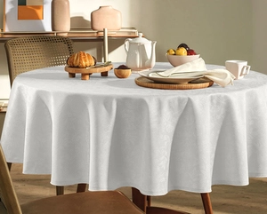 Toalha de Mesa Karsten Sempre Limpa Jacquard Delicata - Retangular - 1.60x2.70m