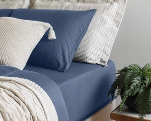 Lençol Zelo Malha Premium com Elástico Queen - 100% Algodão - Fio Penteado