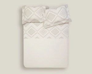 Jogo de Cama Jacquard Sofie Casal - Cetim 300 Fios 100% Algodão - Altenburg Haus