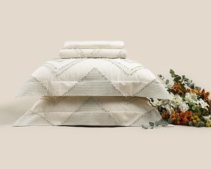 Jogo de Cama Jacquard Sofie Casal - Cetim 300 Fios 100% Algodão - Altenburg Haus