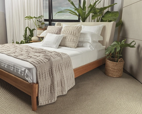 Jogo de Cama Linho Alameda King - Cetim 300 Fios - Altenburg Haus