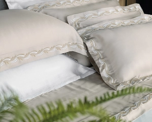 Jogo de Cama Ondas Queen - Cetim 300 Fios - 100% Bambu - Altenburg Haus