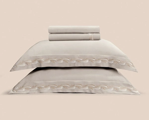 Jogo de Cama Ondas Queen - Cetim 300 Fios - 100% Bambu - Altenburg Haus