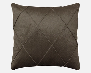 Almofada Decorativa Suede - Losango Marrom