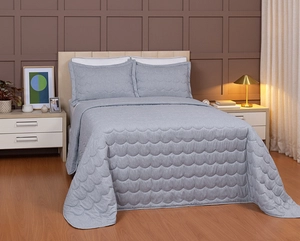 Colcha de Matelassê Speciale Queen com 2 Porta Travesseiros - Lavive