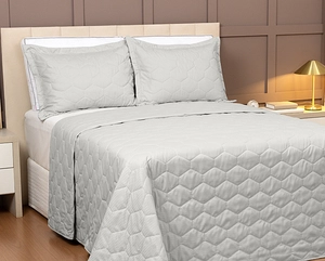 Colcha de Matelassê Speciale Queen com 2 Porta Travesseiros - Lavive