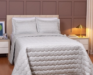 Colcha de Matelassê Speciale Queen com 2 Porta Travesseiros - Lavive