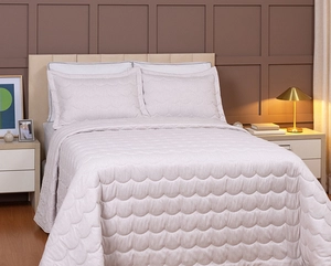 Colcha de Matelassê Speciale Queen com 2 Porta Travesseiros - Lavive
