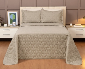 Colcha de Matelassê Speciale Casal com 2 Porta Travesseiros - Lavive