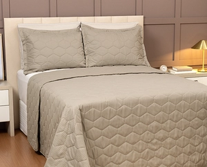 Colcha de Matelassê Speciale Casal com 2 Porta Travesseiros - Lavive