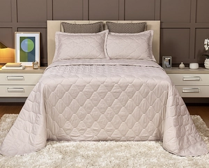 Colcha de Matelassê Speciale Casal com 2 Porta Travesseiros - Lavive