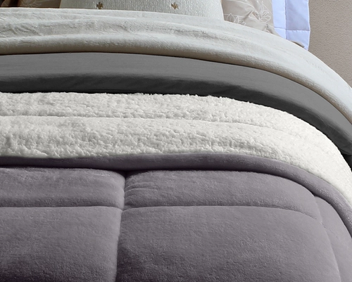 Coberdrom Dupla Face Liso Queen - Andreza