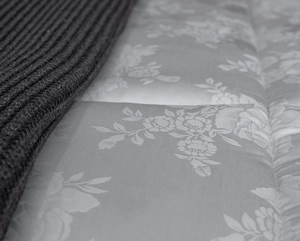 Jogo de Cama Zelo Select Jacquard Solteiro - Percal 400 Fios - Toque Acetinado - Prata
