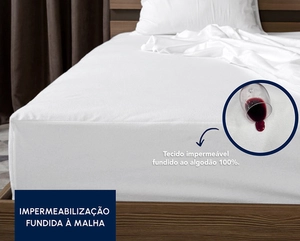 Protetor de Colchão Premium Malha Impermeável Solteiro King - Tecebem