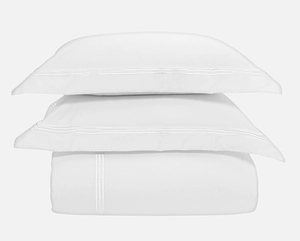 Colcha Matelassê Festonê Queen com 2 Porta Travesseiros - Cetim 300 Fios - Tellaio
