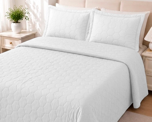 Colcha Matelassê Zelo Malha Premium Solteiro - 100% Algodão - Fio Penteado