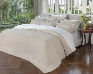 Colcha Portuguesa Jacquard Valença Queen com 2 Porta Travesseiros - Naturalle Fashion