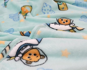 Cobertor Flannel Baby Kyör por Jolitex - Gramatura: 350g/m²