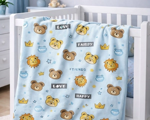 Cobertor Flannel Baby Kyör por Jolitex - Gramatura: 350g/m²