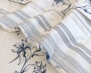 Colcha Matelassê Alexandre Herchcovitch Queen - Percal 180 Fios - Lyric Azul