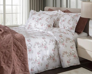 Jogo de Cama Living Art  Casal - Cetim 300 Fios 100% Algodão - Corttex